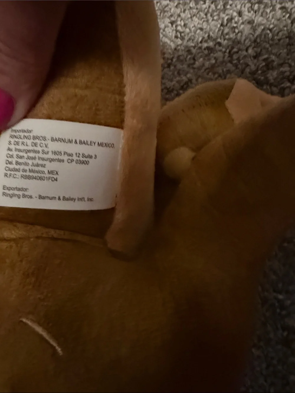 Classic Brown T-Rex Plush Dinosaur Toy - Soft Cuddly Tyrannosaurus